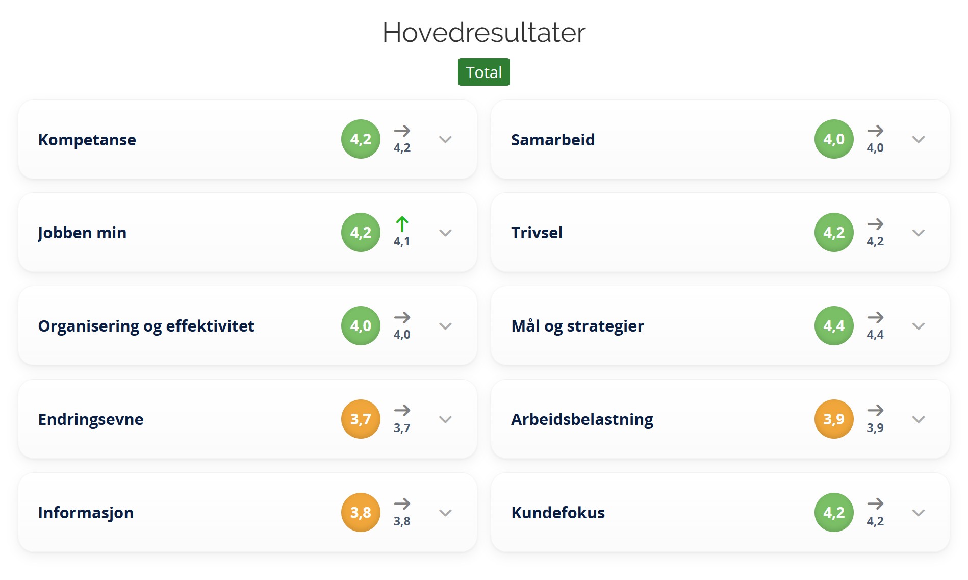 Puls scorecard